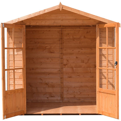 Shire Lumley 7x7ft Double Door Wooden Summerhouse - JJ Building Materials