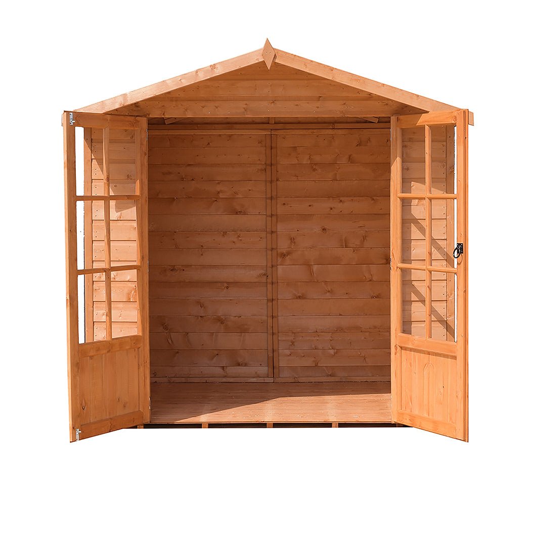 Shire Lumley 7x7ft Double Door Wooden Summerhouse - JJ Building Materials