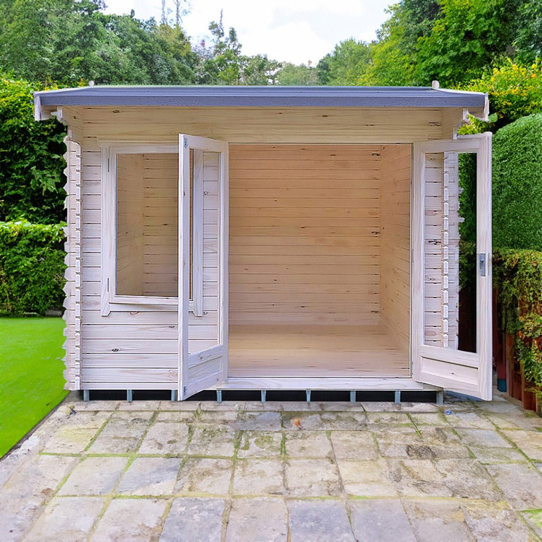 Shire Marlborough Log Cabin With 28mm Log Thickness - JJ Building Materials