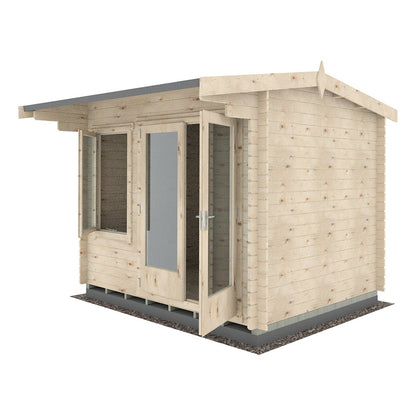 Shire Marlborough Log Cabin With 28mm Log Thickness - JJ Building Materials