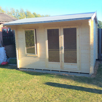 Shire Marlborough Log Cabin With 28mm Log Thickness - JJ Building Materials