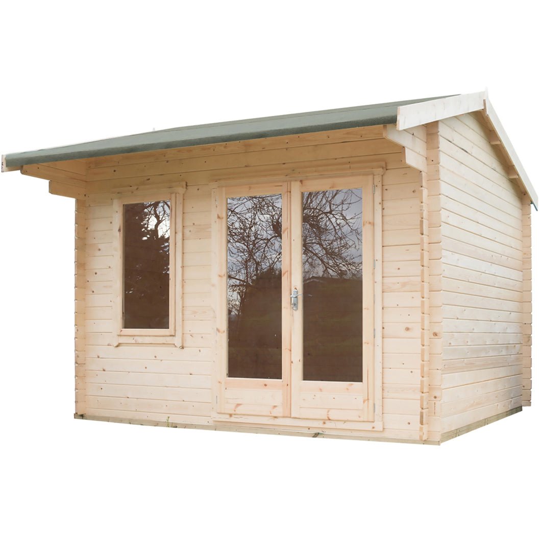 Shire Marlborough Log Cabin With 28mm Log Thickness - JJ Building Materials
