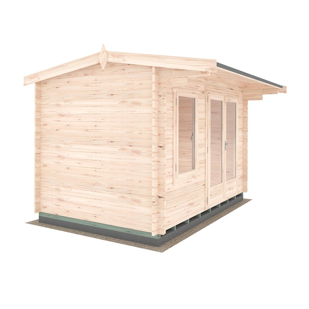 Shire Marlborough Log Cabin With 28mm Log Thickness - JJ Building Materials