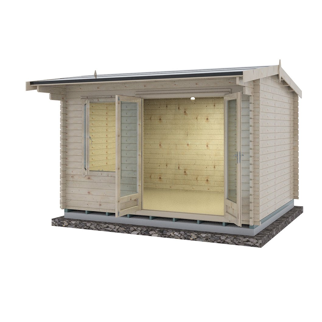 Shire Marlborough Log Cabin With 28mm Log Thickness - JJ Building Materials