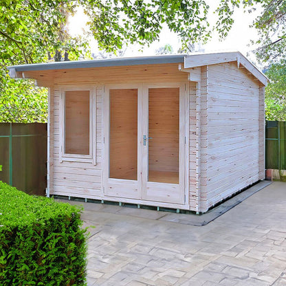 Shire Marlborough Log Cabin With 28mm Log Thickness - JJ Building Materials