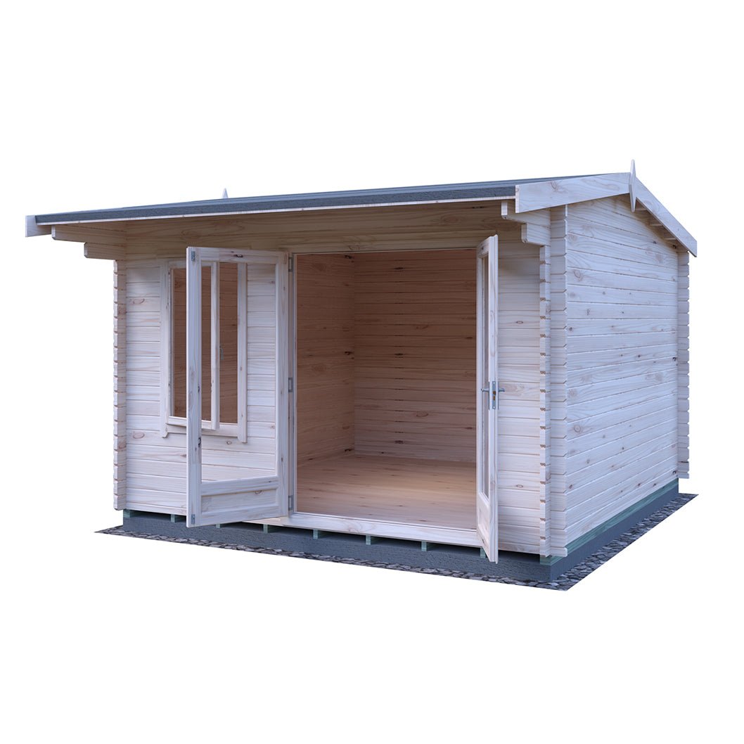Shire Marlborough Log Cabin With 28mm Log Thickness - JJ Building Materials