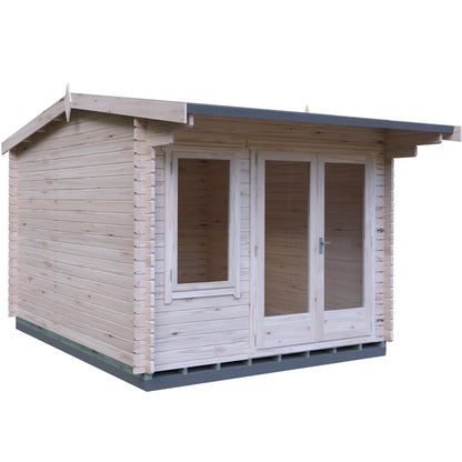 Shire Marlborough Log Cabin With 28mm Log Thickness - JJ Building Materials