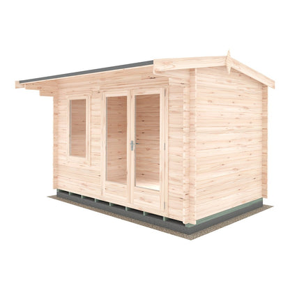 Shire Marlborough Log Cabin With 28mm Log Thickness - JJ Building Materials