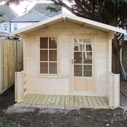Shire Maulden Log Cabin With 19mm Log Thickness - JJ Building Materials