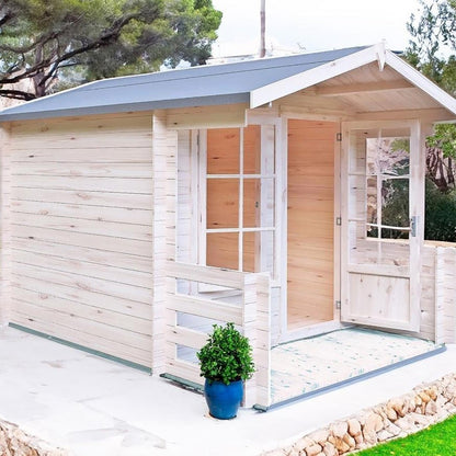 Shire Maulden Log Cabin With 19mm Log Thickness - JJ Building Materials