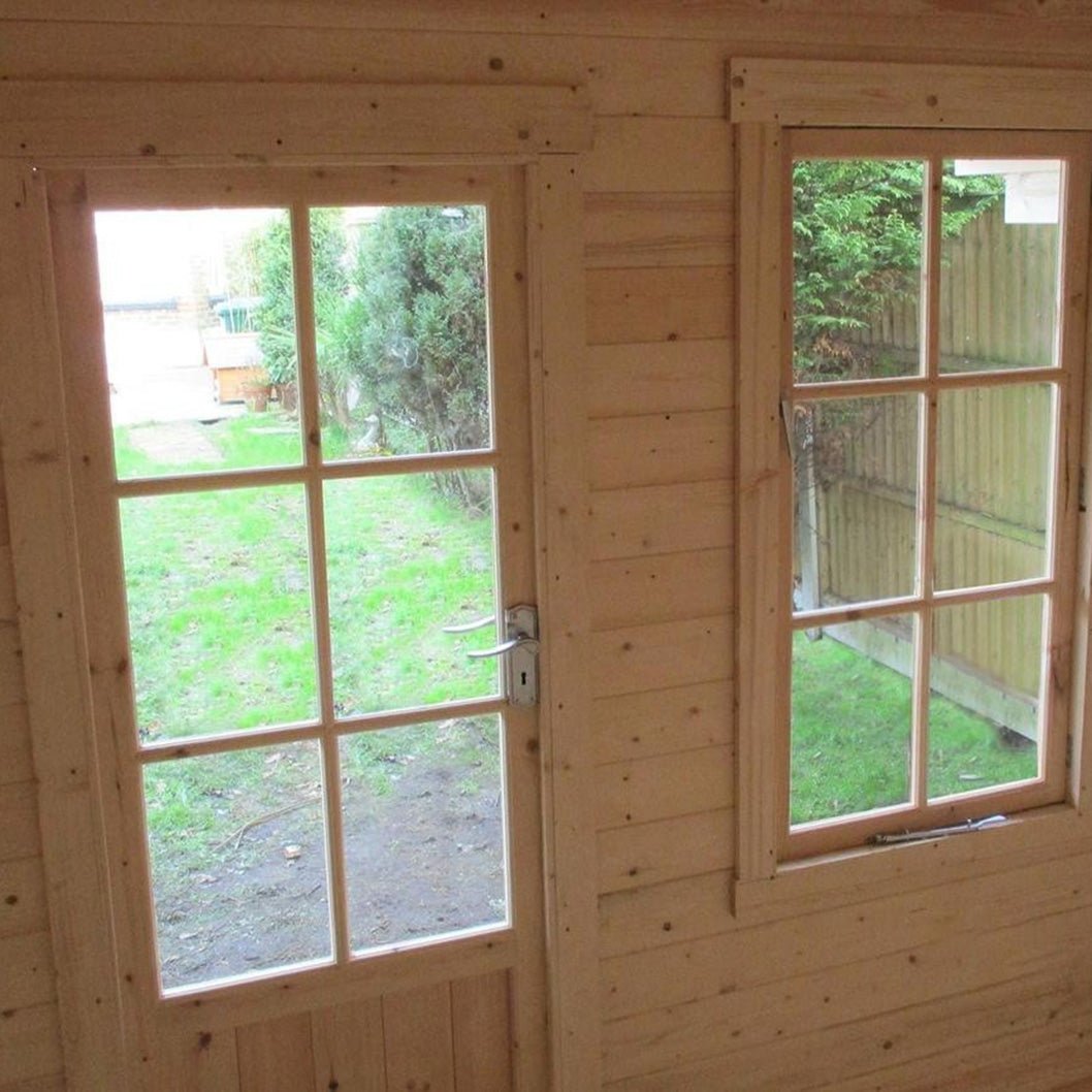 Shire Maulden Log Cabin With 19mm Log Thickness - JJ Building Materials