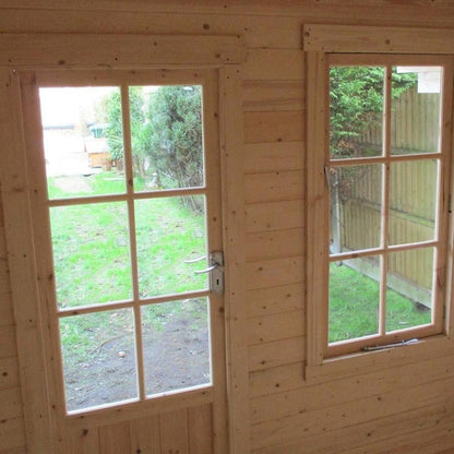 Shire Maulden Log Cabin With 19mm Log Thickness - JJ Building Materials