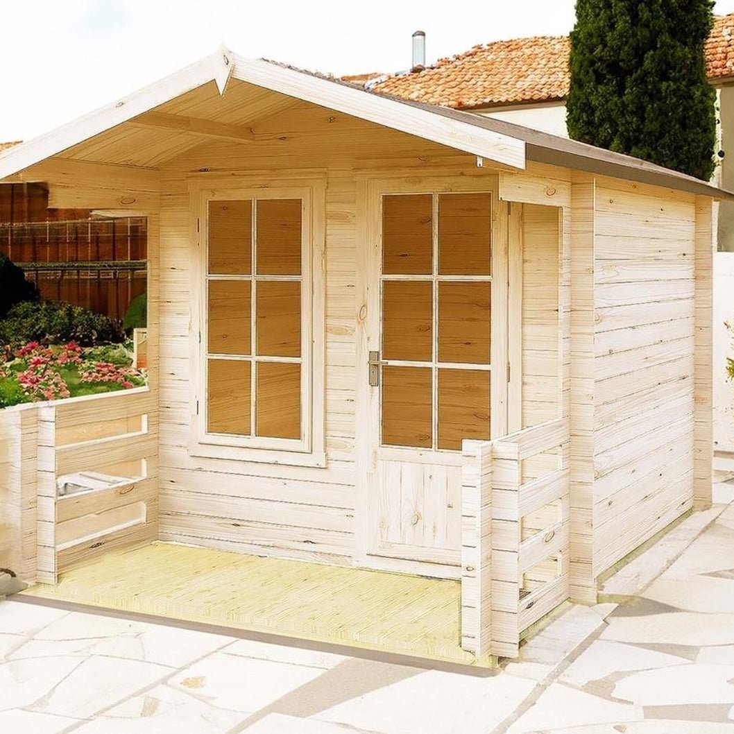 Shire Maulden Log Cabin With 19mm Log Thickness - JJ Building Materials