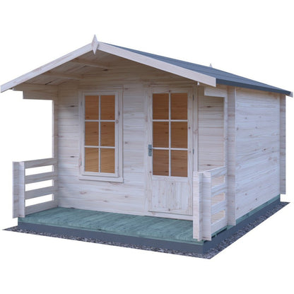 Shire Maulden Log Cabin With 19mm Log Thickness - JJ Building Materials