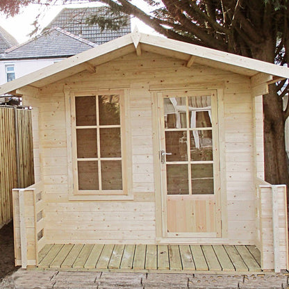 Shire Maulden Log Cabin With 19mm Log Thickness - JJ Building Materials