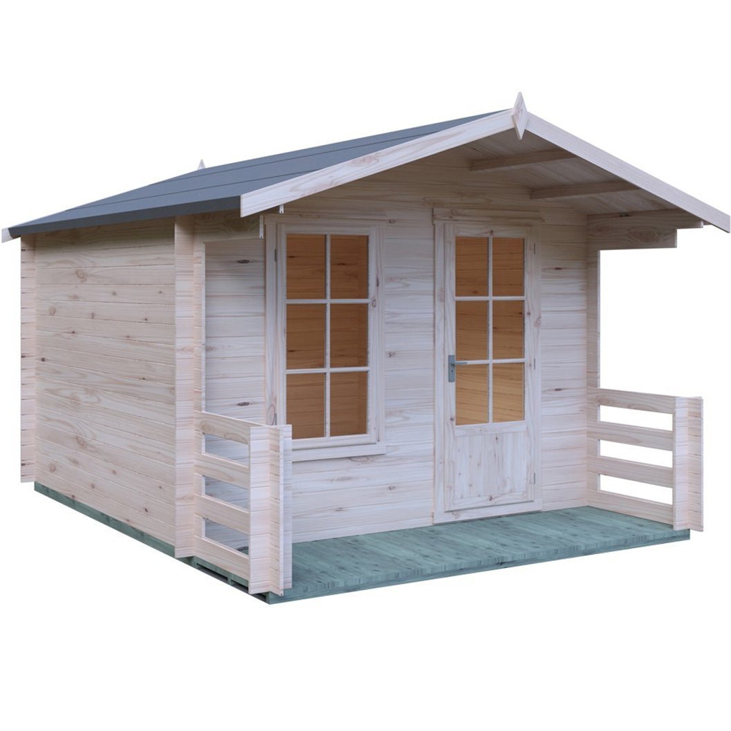 Shire Maulden Log Cabin With 19mm Log Thickness - JJ Building Materials