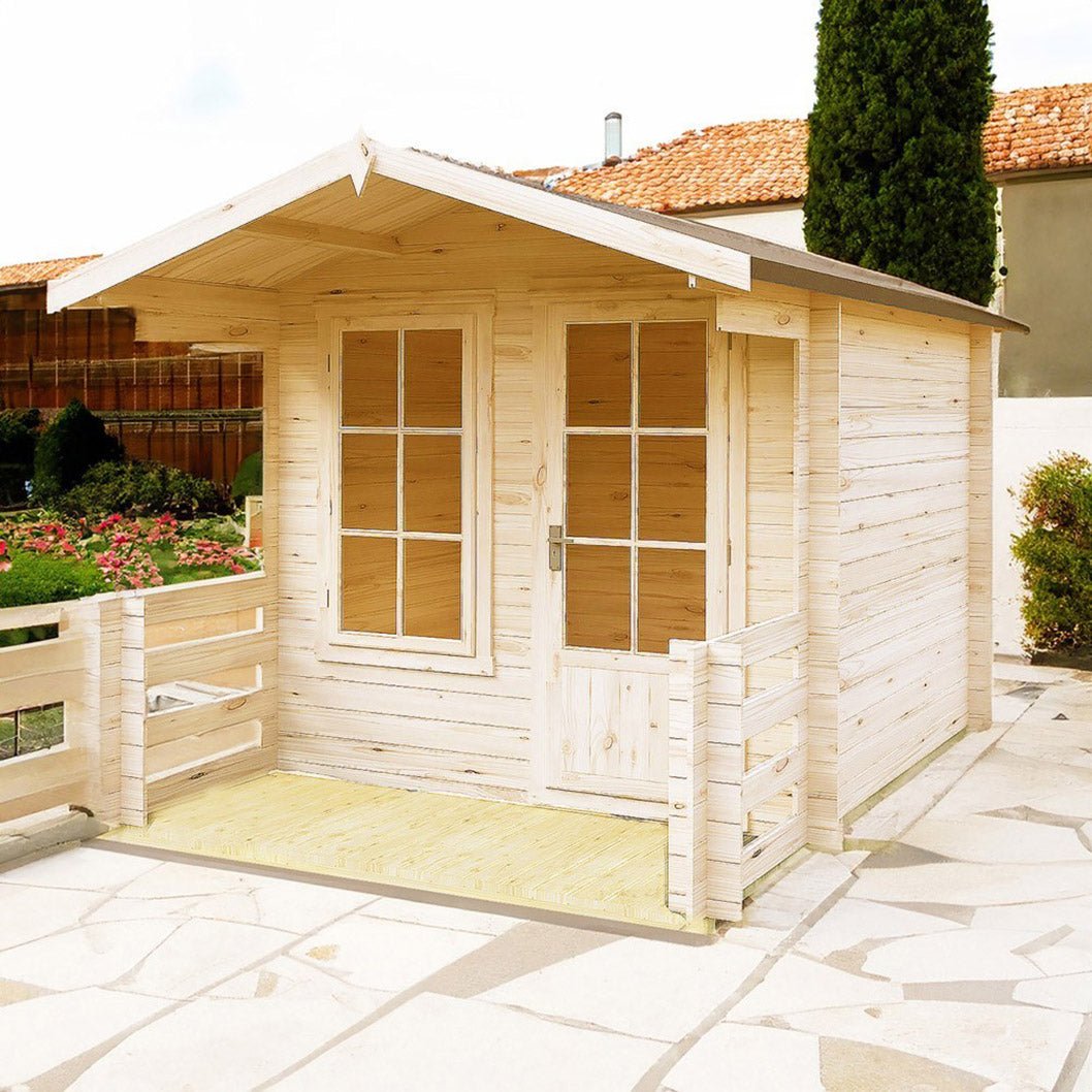 Shire Maulden Log Cabin With 19mm Log Thickness - JJ Building Materials