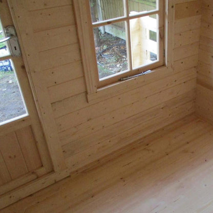Shire Maulden Log Cabin With 19mm Log Thickness - JJ Building Materials