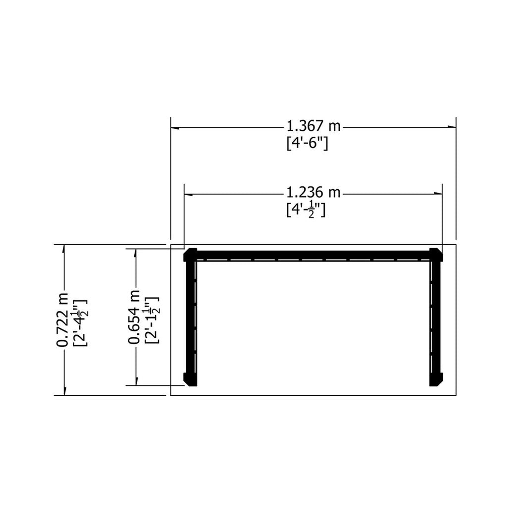 Shire Mimosa Arbour Pressure Treated - JJ Building Materials