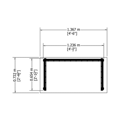 Shire Mimosa Arbour Pressure Treated - JJ Building Materials