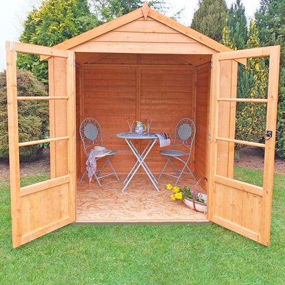 Shire Oatland 6x6ft Overlap Double Door Wooden Summerhouse - JJ Building Materials
