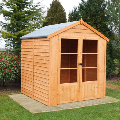 Shire Oatland 6x6ft Overlap Double Door Wooden Summerhouse - JJ Building Materials