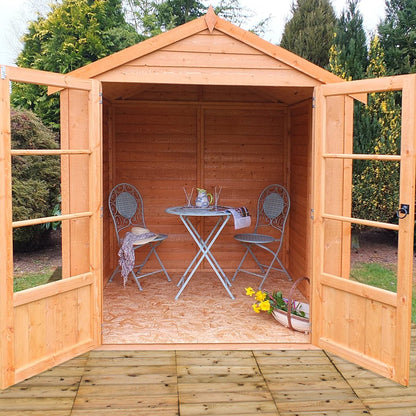 Shire Oatland 6x6ft Overlap Double Door Wooden Summerhouse - JJ Building Materials