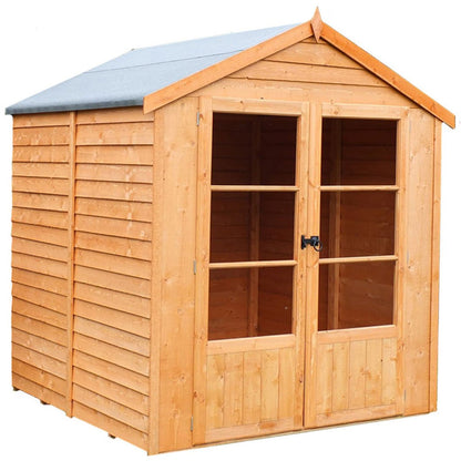 Shire Oatland 6x6ft Overlap Double Door Wooden Summerhouse - JJ Building Materials