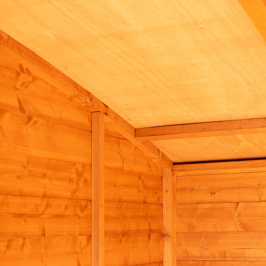 Shire Orchid Double Door Contemporary T&G Curved Roof Wooden Summerhouse - JJ Building Materials