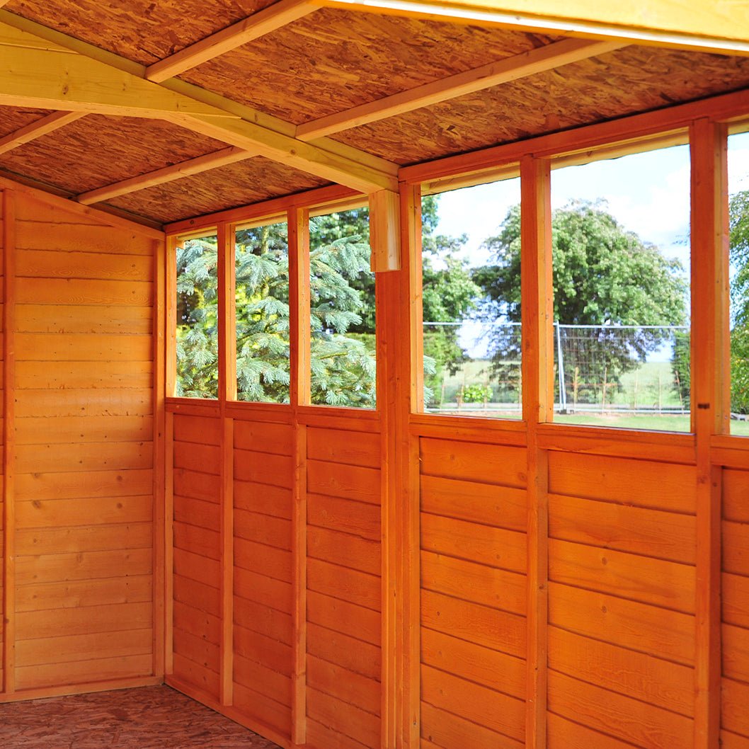 Shire Overlap 10x10ft Value Double Door Wooden Shed - JJ Building Materials