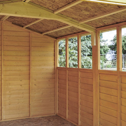 Shire Overlap 10x15ft Value Double Door Wooden Shed - JJ Building Materials