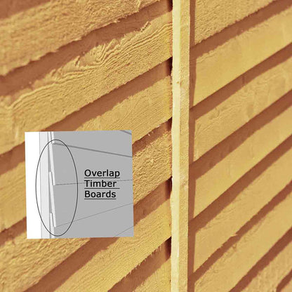 Shire Overlap 10x20ft Value Double Door Wooden Shed - JJ Building Materials