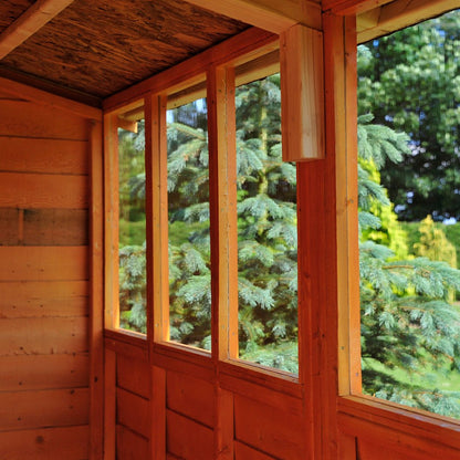 Shire Overlap 10x6ft Value Double Door Apex Wooden Shed - JJ Building Materials