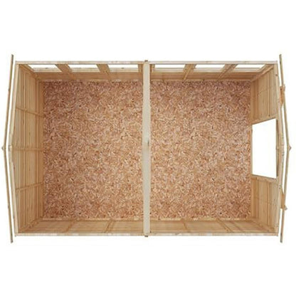 Shire Overlap 12x8ft Value Double Door Wooden Shed - JJ Building Materials