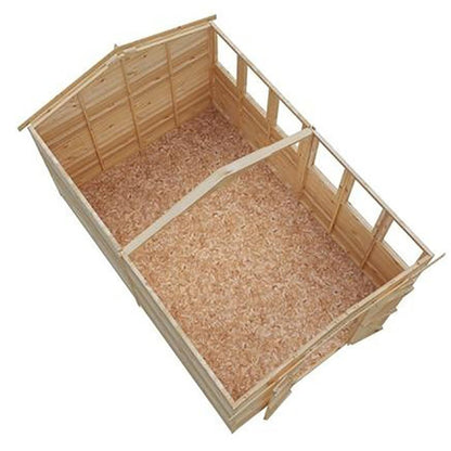 Shire Overlap 12x8ft Value Double Door Wooden Shed - JJ Building Materials