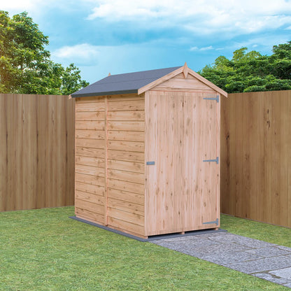 Shire Overlap 3x5ft Single Door Value Wooden Shed - JJ Building Materials