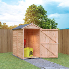 Shire Overlap 3x5ft Single Door Value Wooden Shed - JJ Building Materials