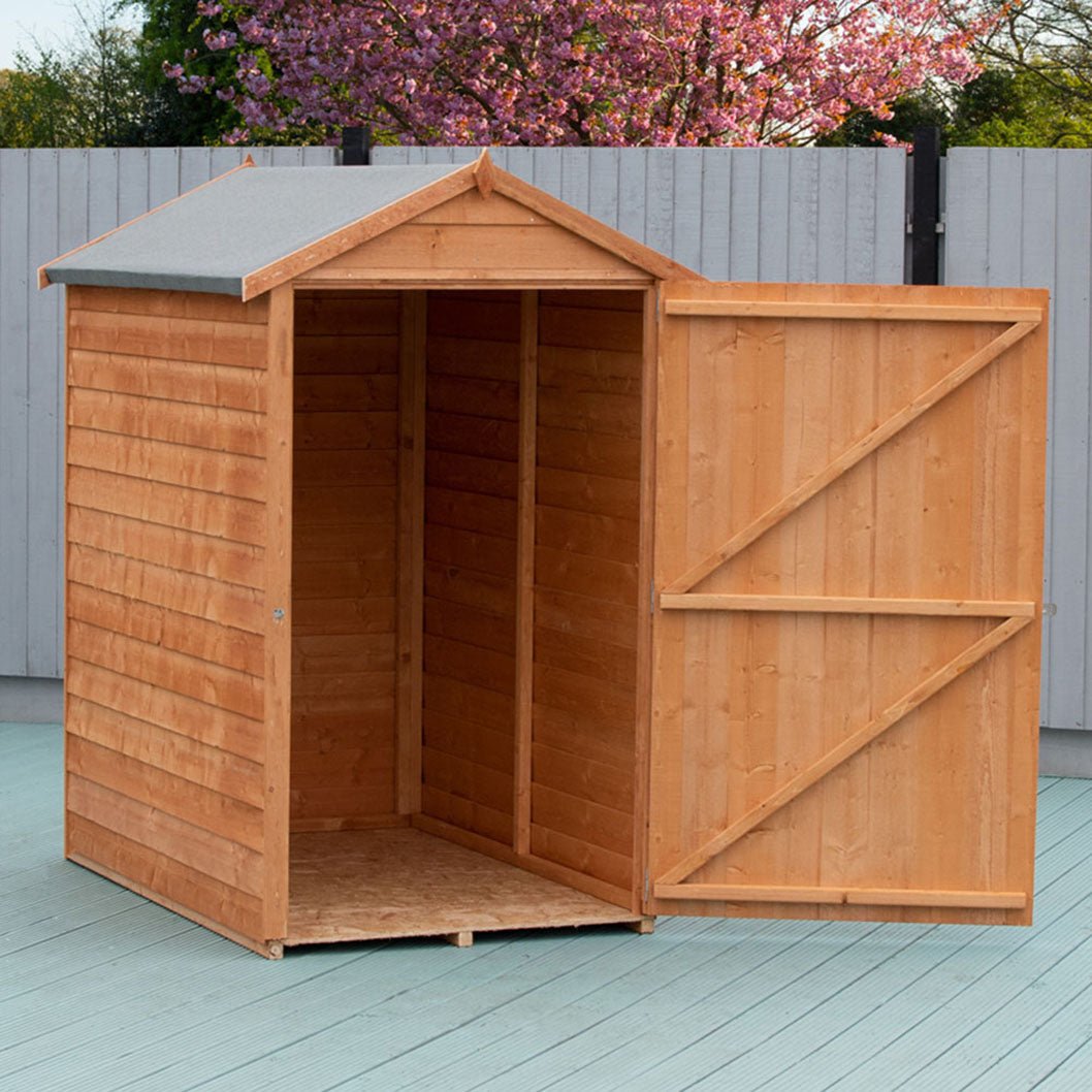 Shire Overlap 3x5ft Single Door Value Wooden Shed - JJ Building Materials