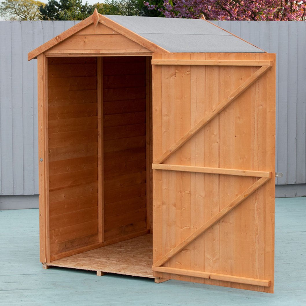 Shire Overlap 3x5ft Single Door Value Wooden Shed - JJ Building Materials