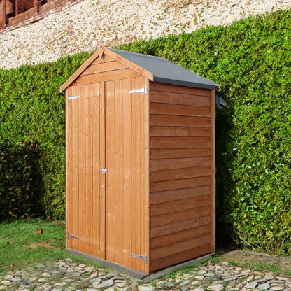 Shire Overlap 4x3ft Double Door Wooden Shed - JJ Building Materials