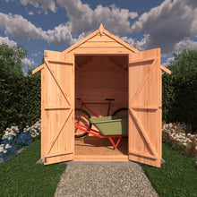 Shire Overlap 4x6ft Double Door Value Wooden Shed - JJ Building Materials