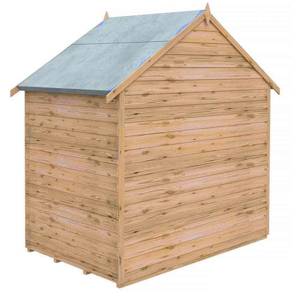 Shire Overlap 4x6ft Double Door Value Wooden Shed - JJ Building Materials
