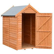 Shire Overlap 6x4ft Single Door Value Wooden Shed - JJ Building Materials