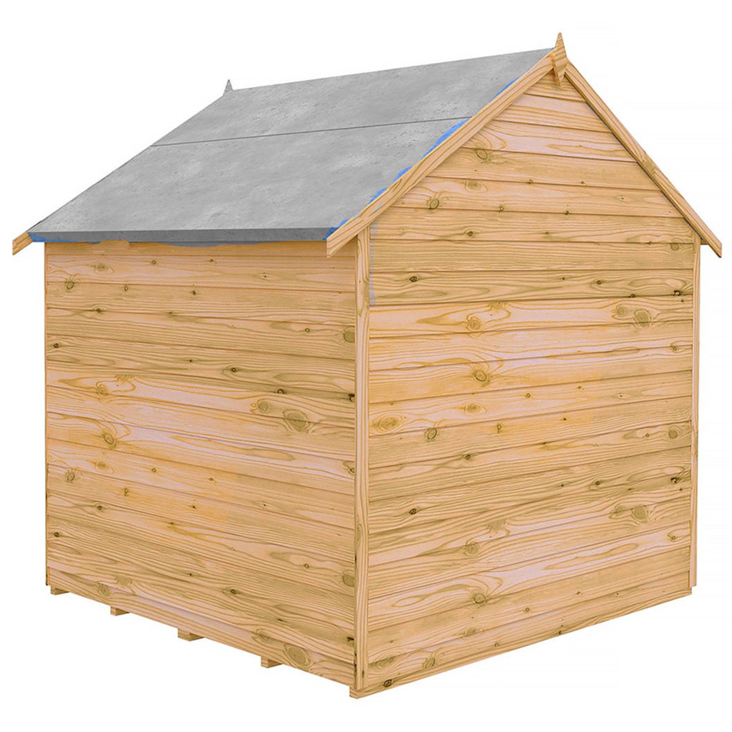 Shire Overlap 6x6ft Double Door Value Wooden Shed - JJ Building Materials