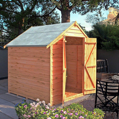 Shire Overlap 6x6ft Double Door Value Wooden Shed - JJ Building Materials