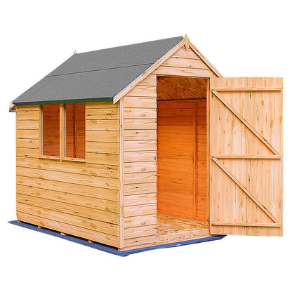 Shire Overlap 7x5ft Single Door Value Wooden Shed - JJ Building Materials