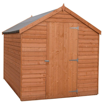 Shire Overlap 7x5ft Single Door Value Wooden Shed - JJ Building Materials