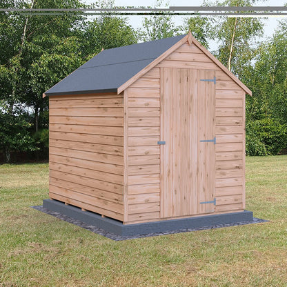 Shire Overlap 7x5ft Single Door Value Wooden Shed - JJ Building Materials