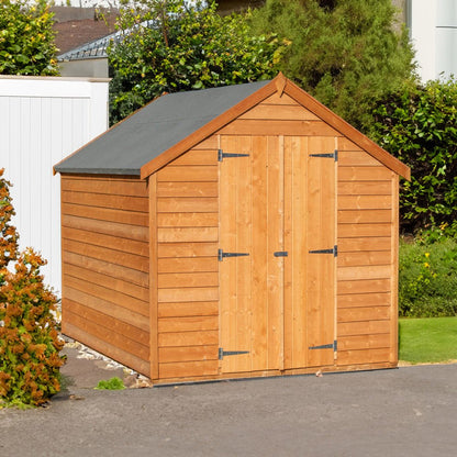 Shire Overlap 8x6ft Double Door Value Wooden Shed - JJ Building Materials