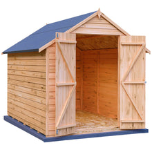 Shire Overlap 8x6ft Double Door Value Wooden Shed - JJ Building Materials